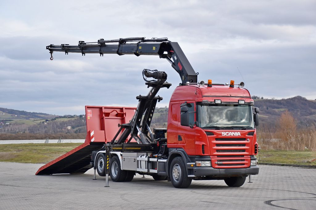 Scania G 400 * Abschleppwagen 6,40m* KRAN + FUNK * TOP - سيارة السحب للتصليح: صور 2 Scania G 400 * Abschleppwagen 6,40m* KRAN + FUNK * TOP - سيارة السحب للتصليح: صور 2