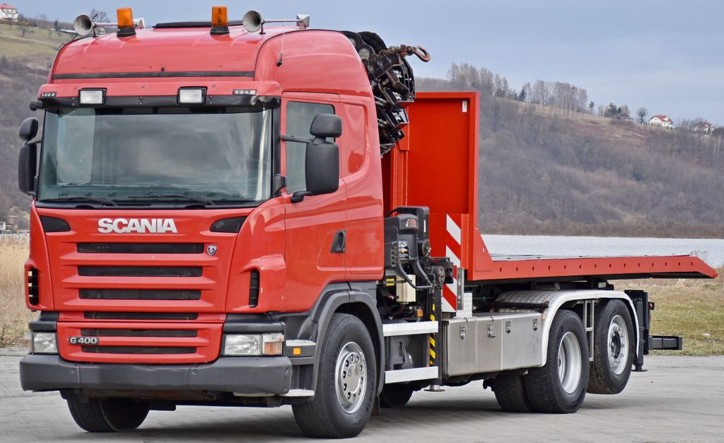 Scania G 400 * Abschleppwagen 6,40m* KRAN + FUNK * TOP - سيارة السحب للتصليح: صور 3 Scania G 400 * Abschleppwagen 6,40m* KRAN + FUNK * TOP - سيارة السحب للتصليح: صور 3