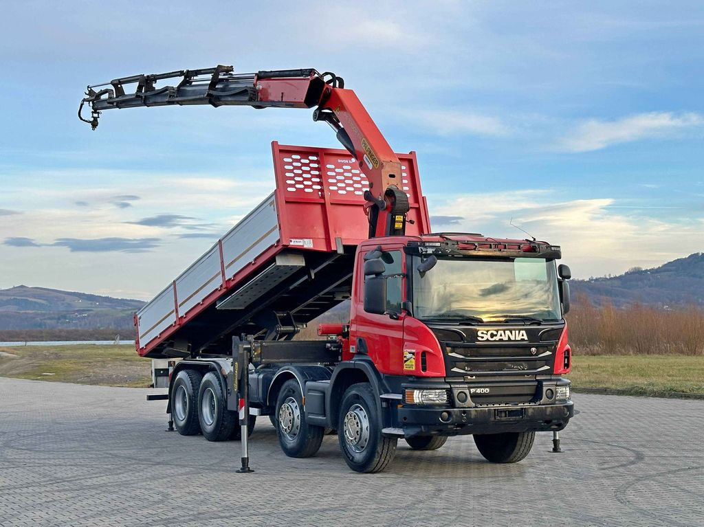 Scania P 400 Kipper 6,80 m * PK 33002-EH D + FUNK * 8x4 Scania P 400 Kipper 6,80 m * PK 33002-EH D + FUNK * 8x4 - شاحنة كرين, قلابات: صور 2 Scania P 400 Kipper 6,80 m * PK 33002-EH D + FUNK * 8x4 Scania P 400 Kipper 6,80 m * PK 33002-EH D + FUNK * 8x4 - شاحنة كرين, قلابات: صور 2