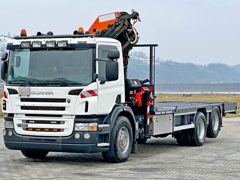 Scania P 420* PLATFORM 6,80m * PK 29002+FUNK * TOP - سيارة السحب للتصليح: صور 4 Scania P 420* PLATFORM 6,80m * PK 29002+FUNK * TOP - سيارة السحب للتصليح: صور 4