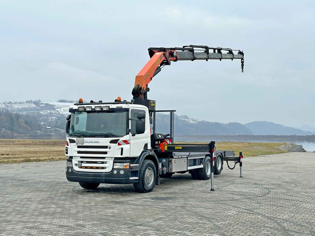 Scania P 420* PLATFORM 6,80m * PK 29002+FUNK * TOP - سيارة السحب للتصليح: صور 2 Scania P 420* PLATFORM 6,80m * PK 29002+FUNK * TOP - سيارة السحب للتصليح: صور 2