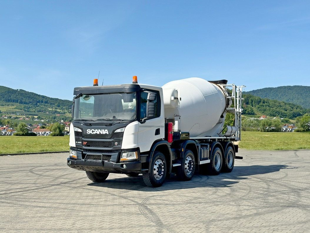 Scania P 450 * Betonmischer * 8x4 * TOPZUSTAND - شاحنة خلاطة خرسانة: صور 1 Scania P 450 * Betonmischer * 8x4 * TOPZUSTAND - شاحنة خلاطة خرسانة: صور 1