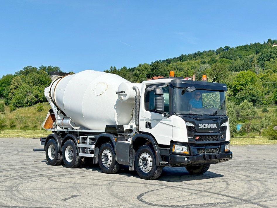 Scania P 450 * Betonmischer * 8x4 * TOPZUSTAND - شاحنة خلاطة خرسانة: صور 2 Scania P 450 * Betonmischer * 8x4 * TOPZUSTAND - شاحنة خلاطة خرسانة: صور 2
