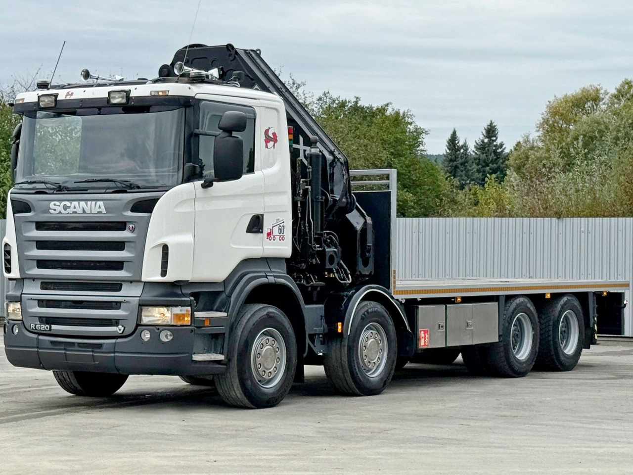 Scania R 620*PLATFORM 6,45m*HIAB 600 E - 9 + FUNK / 8x4 - شاحنة كرين: صور 3 Scania R 620*PLATFORM 6,45m*HIAB 600 E - 9 + FUNK / 8x4 - شاحنة كرين: صور 3