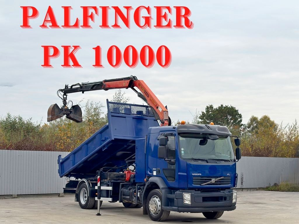 Volvo FL280 KIPPER 4,35m * PALFINGER PK 10000 + FUNK - شاحنة كرين: صور 1 Volvo FL280 KIPPER 4,35m * PALFINGER PK 10000 + FUNK - شاحنة كرين: صور 1