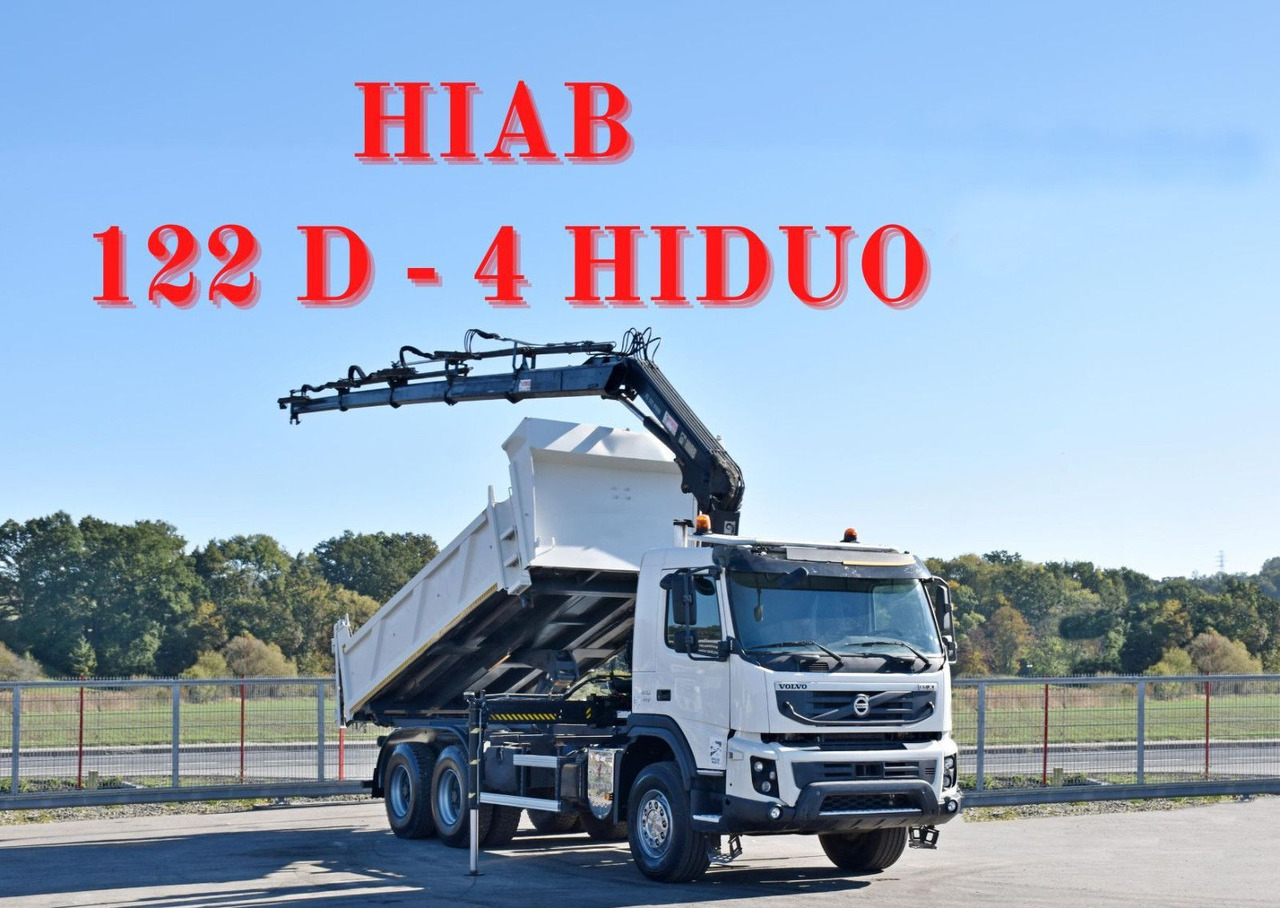 Volvo FMX 410 Kipper 5,20m*HIAB 122 D-4 HIDUO/FUNK*6x4 - قلابات: صور 1 Volvo FMX 410 Kipper 5,20m*HIAB 122 D-4 HIDUO/FUNK*6x4 - قلابات: صور 1