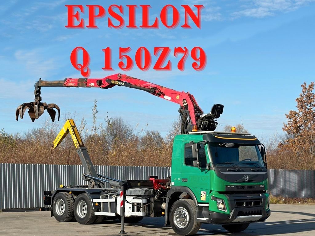 Volvo FMX 460 * Abrollkipper + EPSILON 150Z79 * 6x4 - شاحنة ذات الخطاف: صور 1 Volvo FMX 460 * Abrollkipper + EPSILON 150Z79 * 6x4 - شاحنة ذات الخطاف: صور 1