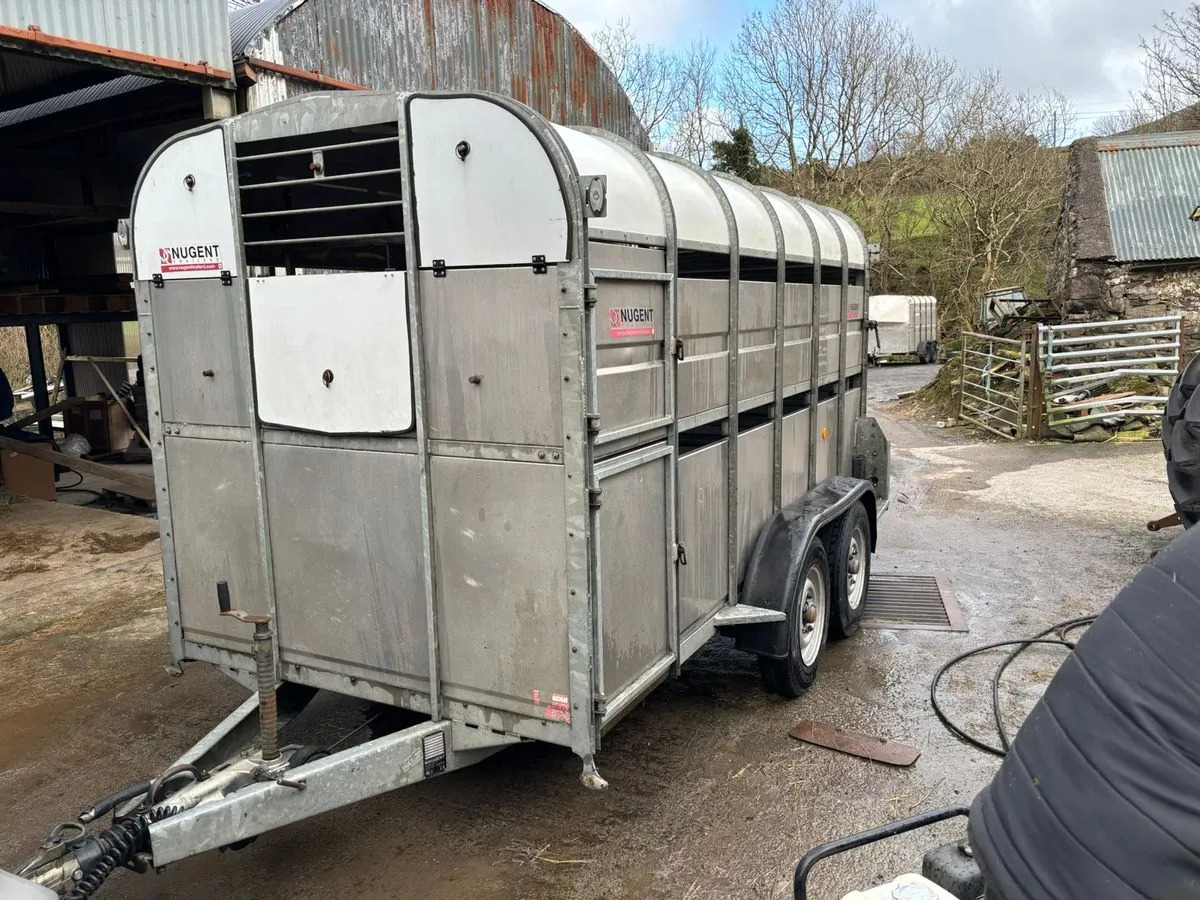 12X6 Nugent Livestock Trailer - شاحنة نقل المواشي مقطورة: صور 2 12X6 Nugent Livestock Trailer - شاحنة نقل المواشي مقطورة: صور 2