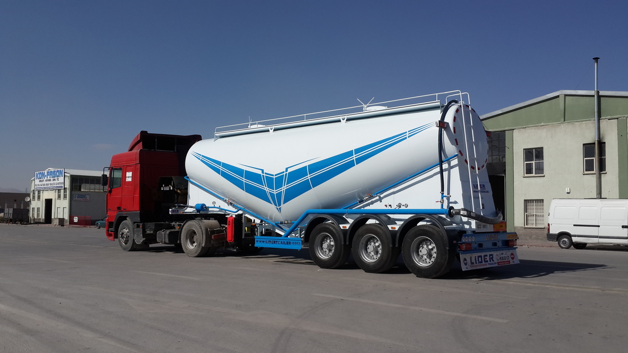 جديد نصف مقطورة صهريج لنقل الخرسانة LIDER 2022 MODEL NEW CEMENT TANKER: صور 9