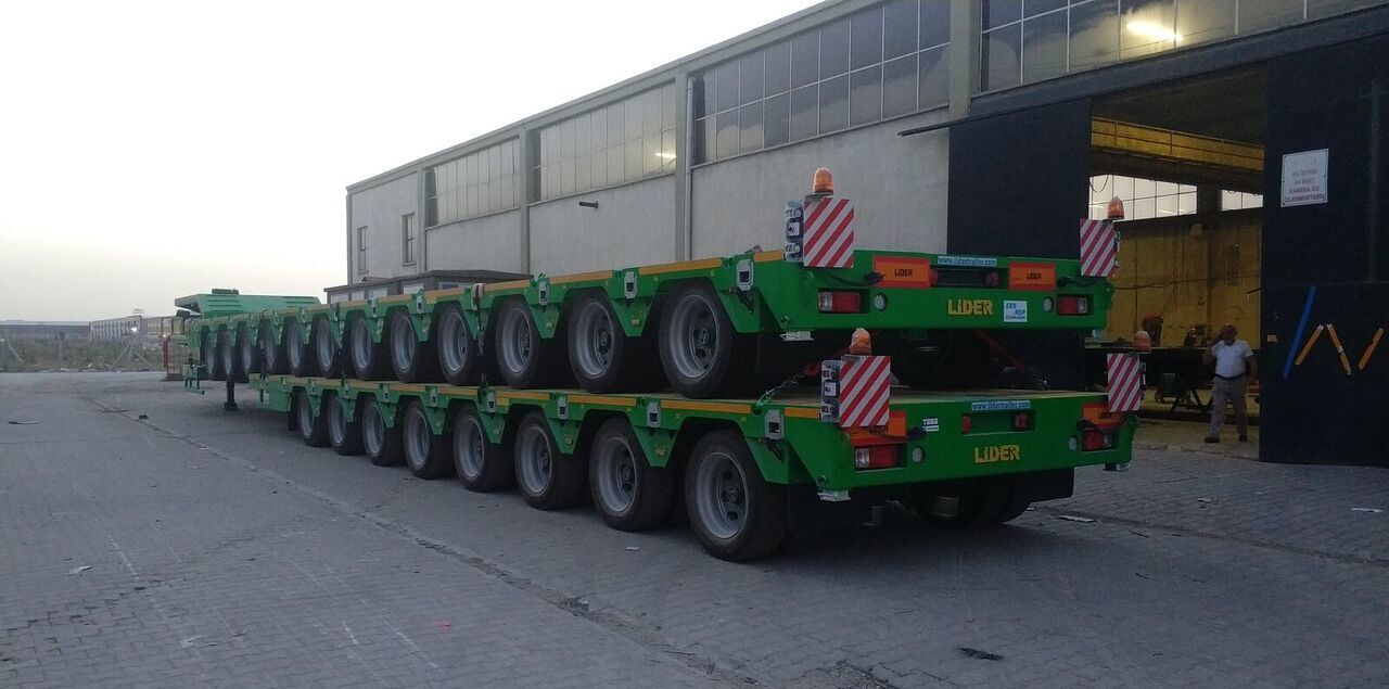 جديد عربة مسطحة منخفضة نصف مقطورة LIDER 2025 Model 200 TONS CAPACITY New Productions Directly From Manufacture: صور 9