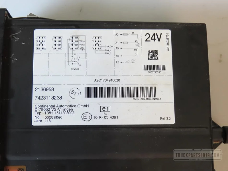 DAF Electrical System Tachograaf Rel. 3.0 DAF - التاكوغراف - شاحنة: صور 2 DAF Electrical System Tachograaf Rel. 3.0 DAF - التاكوغراف - شاحنة: صور 2
