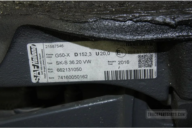 SAF Body & Chassis Parts Koppelschotel SK-S 36.20VW - عجلة الخامسة - شاحنة: صور 2 SAF Body & Chassis Parts Koppelschotel SK-S 36.20VW - عجلة الخامسة - شاحنة: صور 2