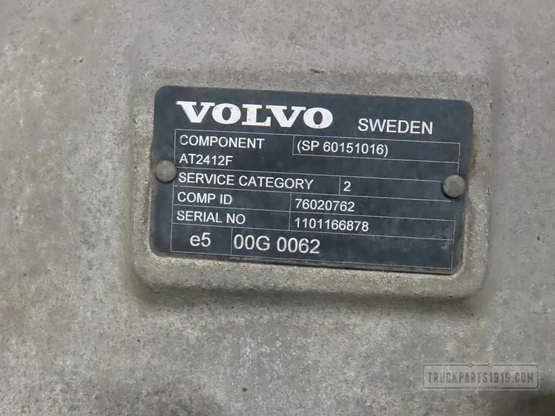 Volvo 60151016 Versnellingsbak AT2412F Volvo - علبة التروس - شاحنة: صور 3 Volvo 60151016 Versnellingsbak AT2412F Volvo - علبة التروس - شاحنة: صور 3