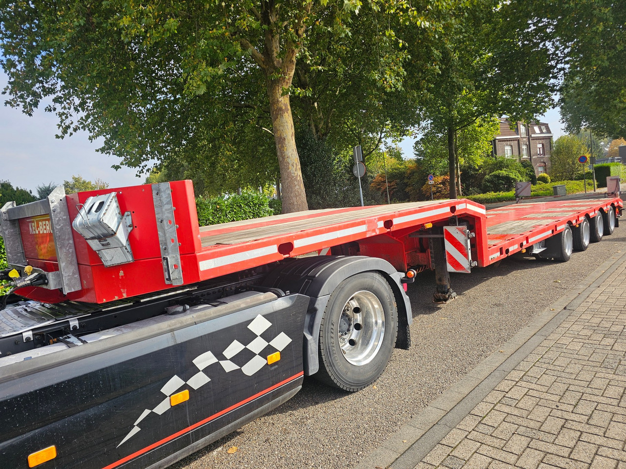 Kel-berg E50 S4 Telescopic - عربة مسطحة منخفضة نصف مقطورة: صور 5 Kel-berg E50 S4 Telescopic - عربة مسطحة منخفضة نصف مقطورة: صور 5