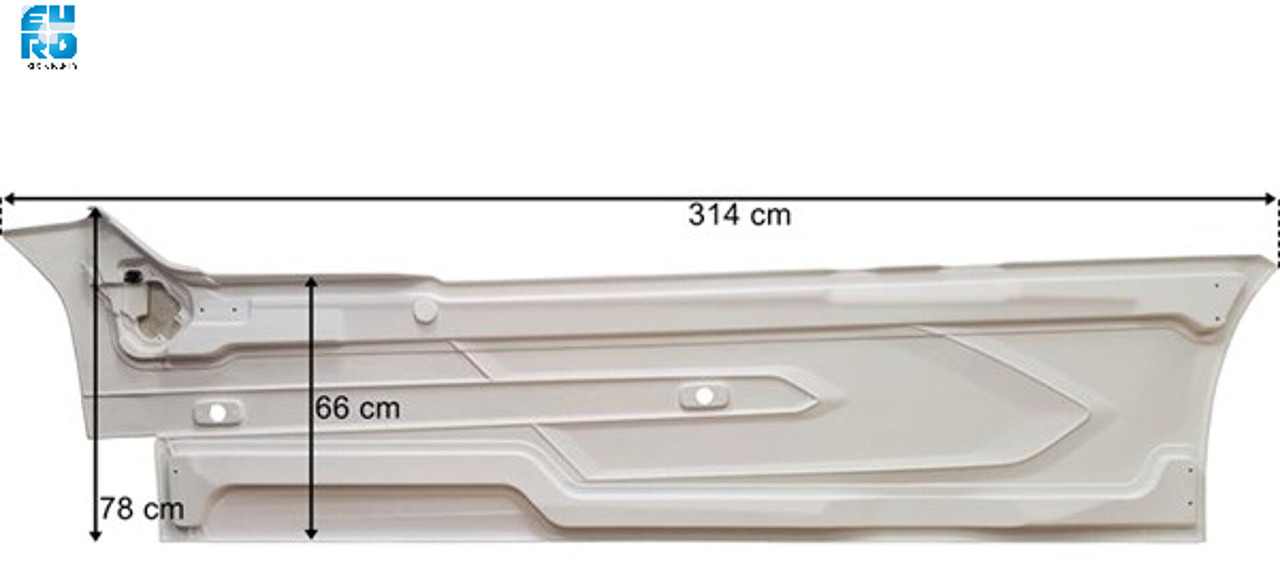DAF XG XG+ XF LOWDECK ZIJSKIRT SET WB 4000mm 2022- PRIMER ,COMPLEET MET BEVESTIGING - هيكل السيارة الخارجية - شاحنة: صور 4 DAF XG XG+ XF LOWDECK ZIJSKIRT SET WB 4000mm 2022- PRIMER ,COMPLEET MET BEVESTIGING - هيكل السيارة الخارجية - شاحنة: صور 4