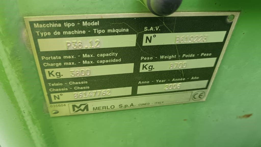 رافعة تلسكوبية Merlo 38.12: صور 8 رافعة تلسكوبية Merlo 38.12: صور 8