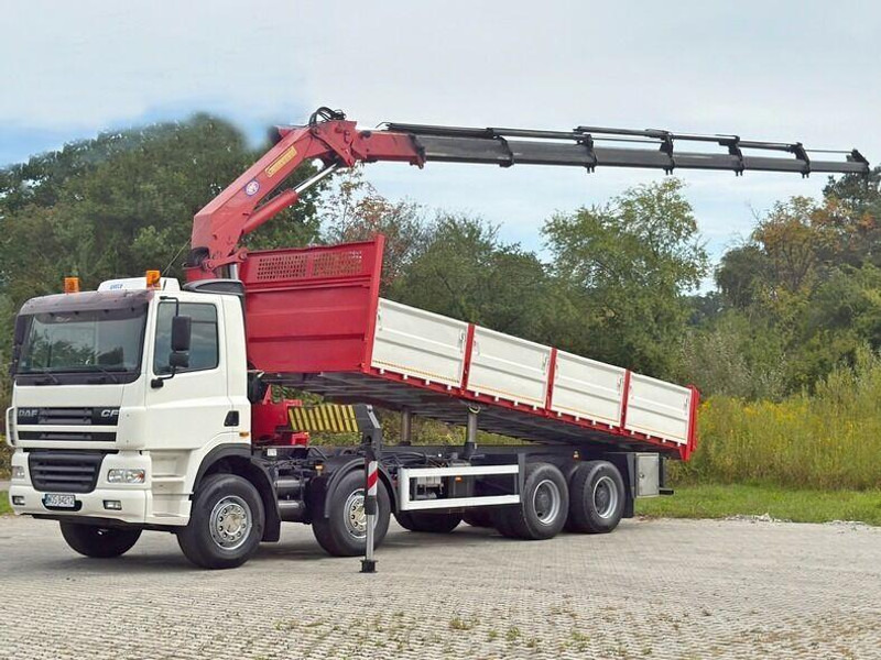 DAF CF 85.380 * HMF 2823 K6 (B3) + FUNK * 8x4 * TOP - قلابات, شاحنة كرين: صور 2 DAF CF 85.380 * HMF 2823 K6 (B3) + FUNK * 8x4 * TOP - قلابات, شاحنة كرين: صور 2