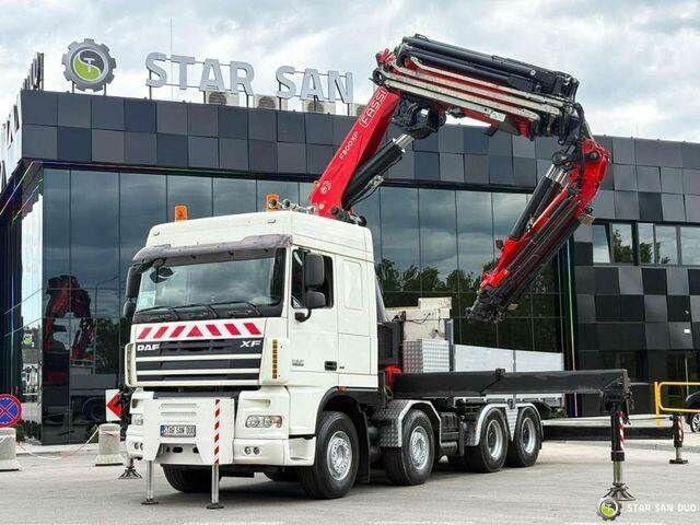 DAF XF 105.510 8x4 FASSI F800 XP Crane Fifth wheel - شاحنات مسطحة, شاحنة كرين: صور 2 DAF XF 105.510 8x4 FASSI F800 XP Crane Fifth wheel - شاحنات مسطحة, شاحنة كرين: صور 2