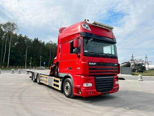 DAF XF 105 6x2 HMF 4020 EURO 5 KRAN CRANE - شاحنات مسطحة, شاحنة كرين: صور 4 DAF XF 105 6x2 HMF 4020 EURO 5 KRAN CRANE - شاحنات مسطحة, شاحنة كرين: صور 4