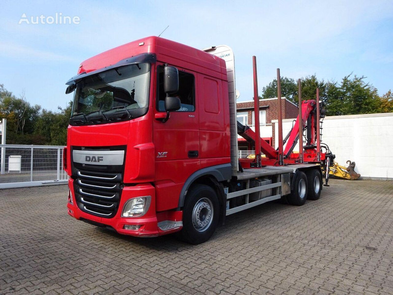 DAF XF 510 6x4 Crane EPSILON M120Z - شاحنة قطع الأشجار, شاحنة كرين: صور 1 DAF XF 510 6x4 Crane EPSILON M120Z - شاحنة قطع الأشجار, شاحنة كرين: صور 1