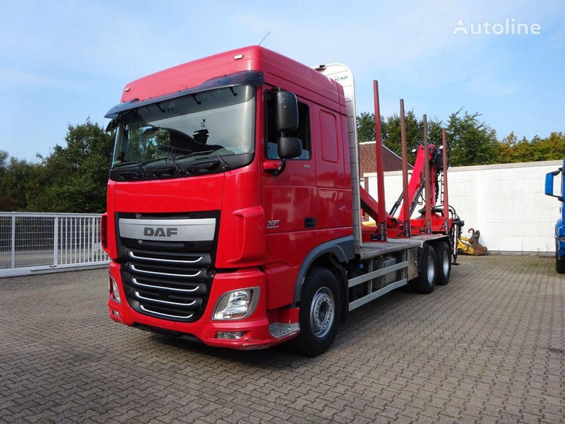 DAF XF 510 6x4 Crane EPSILON M120Z - شاحنة قطع الأشجار, شاحنة كرين: صور 2 DAF XF 510 6x4 Crane EPSILON M120Z - شاحنة قطع الأشجار, شاحنة كرين: صور 2