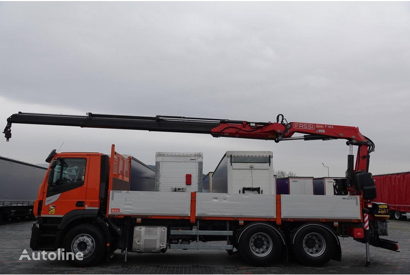 Iveco 420 Flatbed + crane FASSI 185 6x2 - شاحنات مسطحة, شاحنة كرين: صور 1 Iveco 420 Flatbed + crane FASSI 185 6x2 - شاحنات مسطحة, شاحنة كرين: صور 1