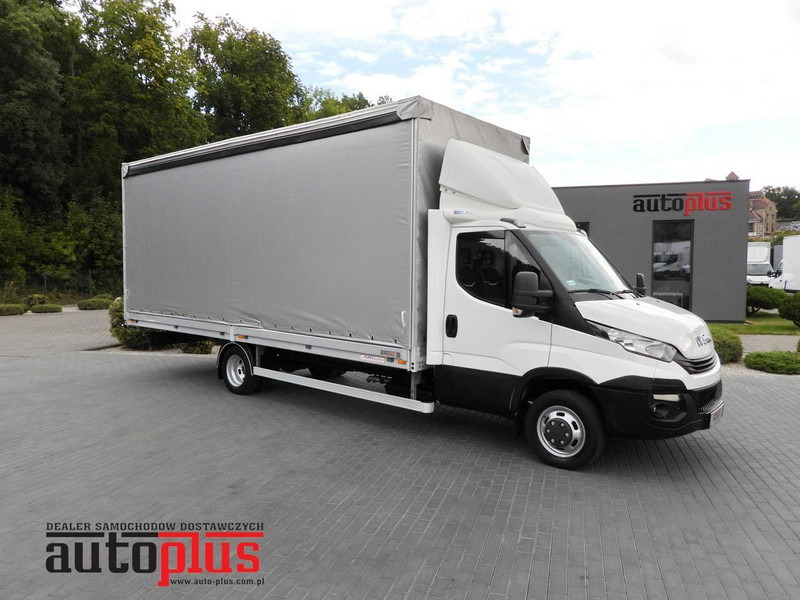 Iveco DAILY 50C15 PLANDEKA 12 PALET TEMPOMAT BLIŹNIACZE KOŁA KLIMATYZA - الشاحنات الصغيرة ستائر: صور 1 Iveco DAILY 50C15 PLANDEKA 12 PALET TEMPOMAT BLIŹNIACZE KOŁA KLIMATYZA - الشاحنات الصغيرة ستائر: صور 1
