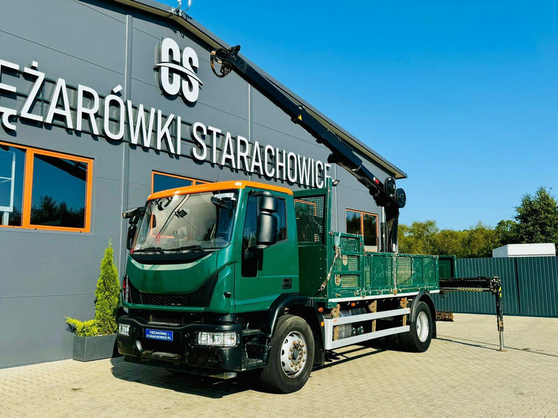 Iveco Eurocargo 180E25 - شاحنات مسطحة, شاحنة كرين: صور 1 Iveco Eurocargo 180E25 - شاحنات مسطحة, شاحنة كرين: صور 1