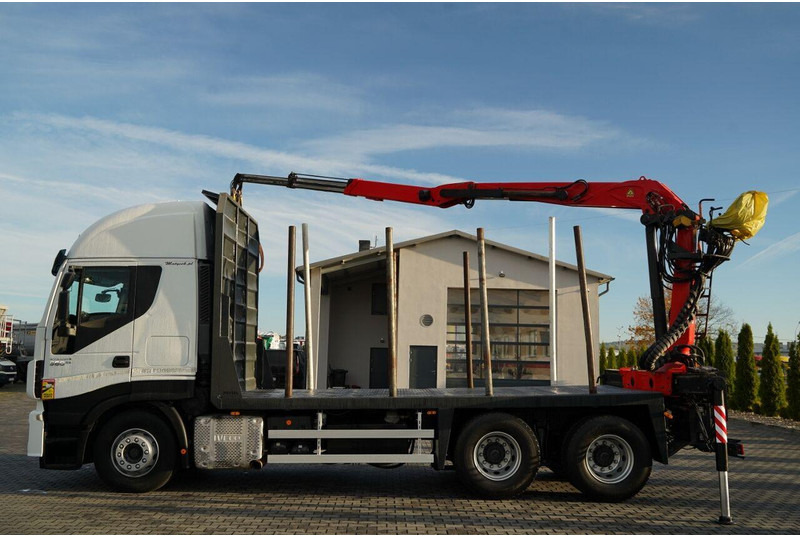 Iveco STRALIS 560 / 6X4 / DO DREWNA / DO DRZEWA / DO LASU / HDS PALFIN - شاحنة قطع الأشجار, شاحنة كرين: صور 3 Iveco STRALIS 560 / 6X4 / DO DREWNA / DO DRZEWA / DO LASU / HDS PALFIN - شاحنة قطع الأشجار, شاحنة كرين: صور 3