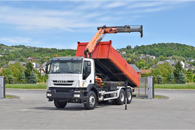Iveco TRAKKER 360 * KIPPER 5,60 m * PK 15500 + FUNK * 6x4 - قلابات, شاحنة كرين: صور 2 Iveco TRAKKER 360 * KIPPER 5,60 m * PK 15500 + FUNK * 6x4 - قلابات, شاحنة كرين: صور 2
