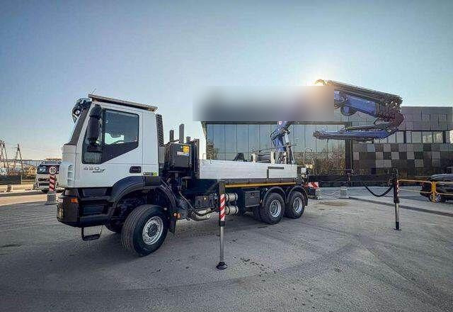 Iveco TRAKKER 450 6x6 PM41S FLY JIB Crane Kipper - شاحنات مسطحة, شاحنة كرين: صور 2 Iveco TRAKKER 450 6x6 PM41S FLY JIB Crane Kipper - شاحنات مسطحة, شاحنة كرين: صور 2
