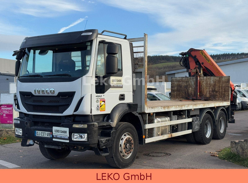 Iveco Trakker 450 Mit Kran( Palfinger PK 22002 .EH) - شاحنات مسطحة, شاحنة كرين: صور 4 Iveco Trakker 450 Mit Kran( Palfinger PK 22002 .EH) - شاحنات مسطحة, شاحنة كرين: صور 4