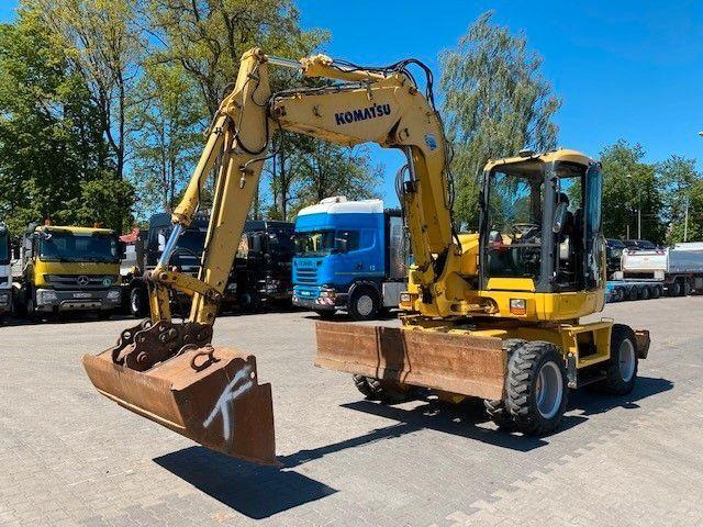 Komatsu PW 118 MR-8 - حفارة على عجلات: صور 3 Komatsu PW 118 MR-8 - حفارة على عجلات: صور 3