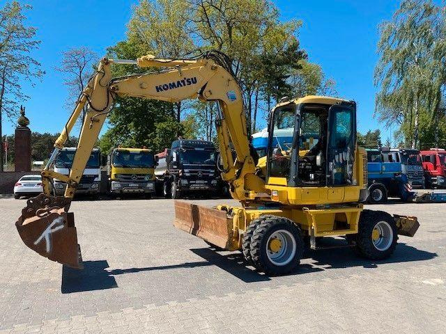 Komatsu PW 118 MR-8 - حفارة على عجلات: صور 1 Komatsu PW 118 MR-8 - حفارة على عجلات: صور 1