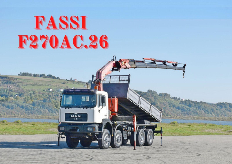 MAN 41.460 *FASSI F270AC.26 * 8x8 ! TOPZUSTAND - قلابات, شاحنة كرين: صور 1 MAN 41.460 *FASSI F270AC.26 * 8x8 ! TOPZUSTAND - قلابات, شاحنة كرين: صور 1
