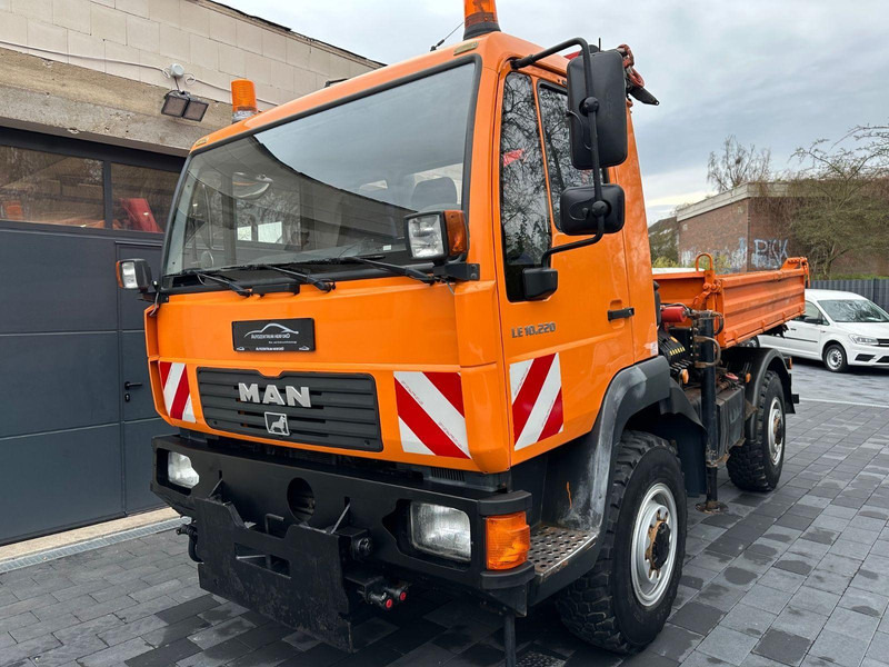 MAN LE 10.220 4X4 + Palfinger PK 6001 - قلابات, شاحنة كرين: صور 1 MAN LE 10.220 4X4 + Palfinger PK 6001 - قلابات, شاحنة كرين: صور 1