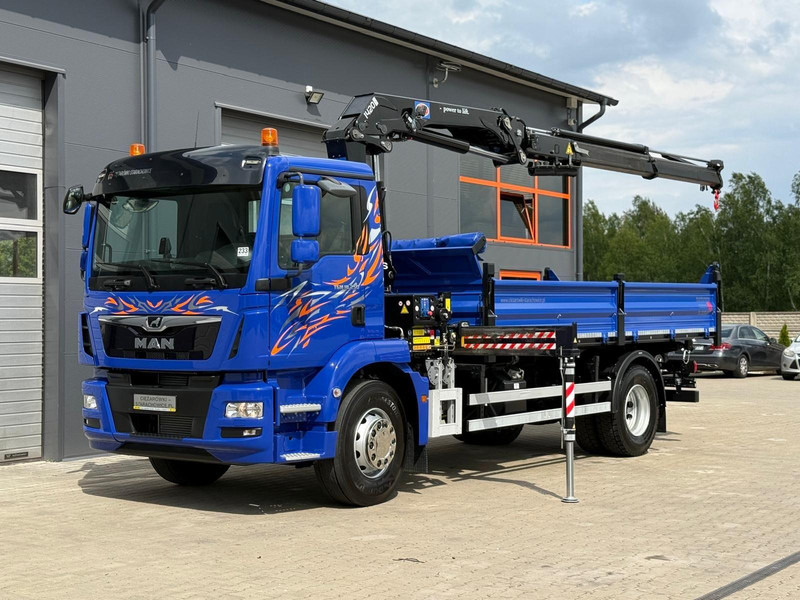 MAN MAN TGM TGL TGS 18.250 // E6 // wywrotka + HDS HMF z pilotem // - قلابات: صور 2 MAN MAN TGM TGL TGS 18.250 // E6 // wywrotka + HDS HMF z pilotem // - قلابات: صور 2