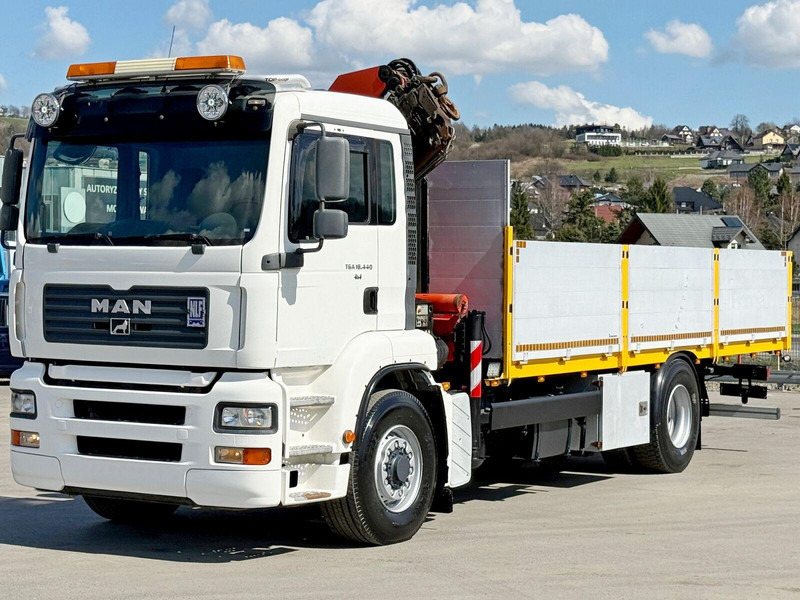 MAN TGA 18.440* PK 16502 + FUNK * 4x4 * TOP - شاحنات مسطحة, شاحنة كرين: صور 4 MAN TGA 18.440* PK 16502 + FUNK * 4x4 * TOP - شاحنات مسطحة, شاحنة كرين: صور 4