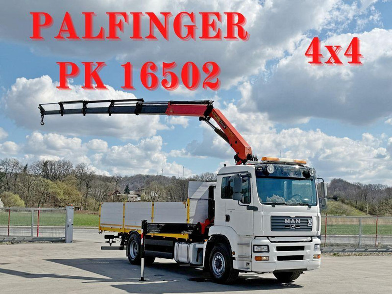 MAN TGA 18.440* PK 16502 + FUNK * 4x4 * TOP - شاحنات مسطحة, شاحنة كرين: صور 1 MAN TGA 18.440* PK 16502 + FUNK * 4x4 * TOP - شاحنات مسطحة, شاحنة كرين: صور 1