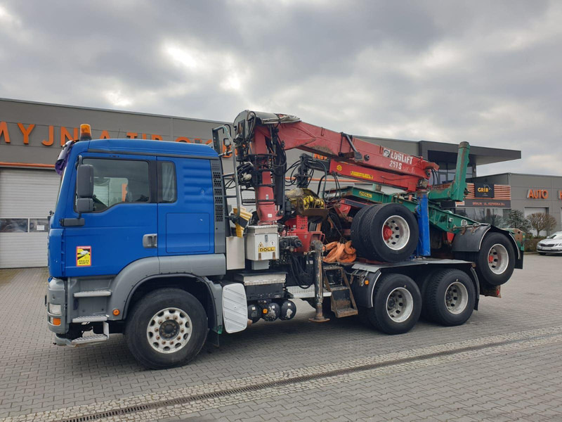 MAN TGA 26.480 6x4 LOGLIFT DOLL WOOD TRANSPORTER - شاحنة قطع الأشجار, شاحنة كرين: صور 4 MAN TGA 26.480 6x4 LOGLIFT DOLL WOOD TRANSPORTER - شاحنة قطع الأشجار, شاحنة كرين: صور 4