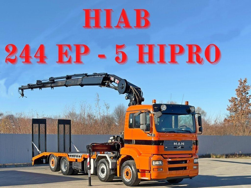 MAN TGA 35.480 / HIAB 244 EP - 5 HIPRO - شاحنات مسطحة, شاحنة كرين: صور 1 MAN TGA 35.480 / HIAB 244 EP - 5 HIPRO - شاحنات مسطحة, شاحنة كرين: صور 1