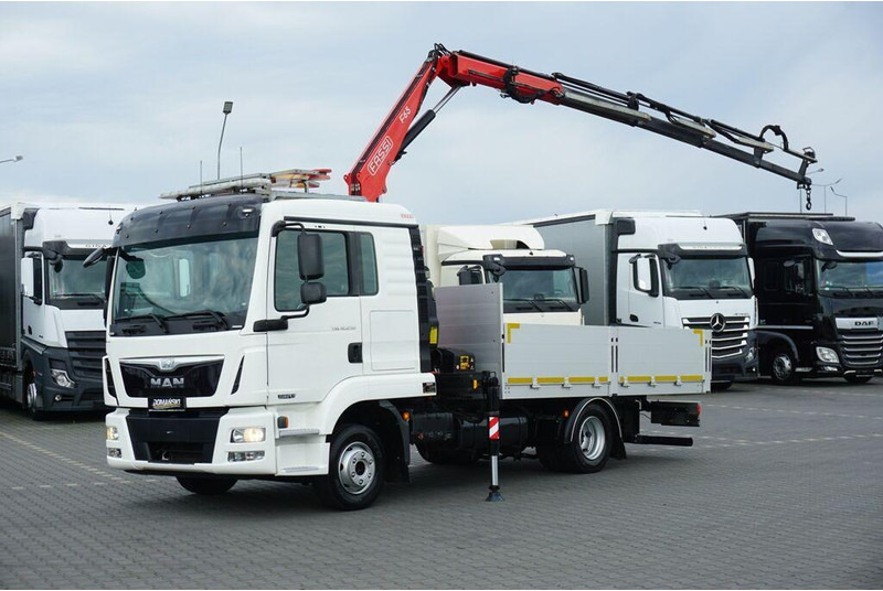 MAN TGL / 12.250 / SKRZYNIOWY + HDS / FASSI F 65 / PILOT - شاحنات مسطحة, شاحنة كرين: صور 1 MAN TGL / 12.250 / SKRZYNIOWY + HDS / FASSI F 65 / PILOT - شاحنات مسطحة, شاحنة كرين: صور 1