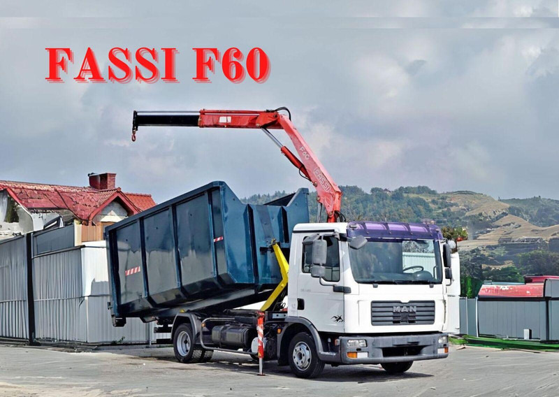 MAN TGL 7.150 + FASSI F60 * TOPZUSTAND - قلابات, شاحنة كرين: صور 1 MAN TGL 7.150 + FASSI F60 * TOPZUSTAND - قلابات, شاحنة كرين: صور 1