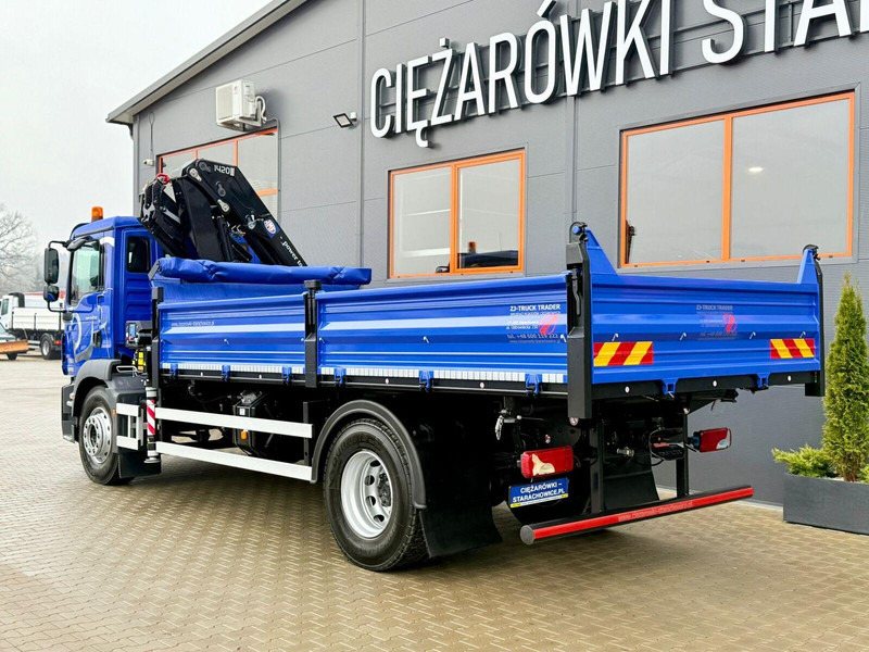 MAN TGM TGL TGS 18.250 // wywrotka 3-S + HDS HMF 1420 - K2 // bu - قلابات, شاحنة كرين: صور 3 MAN TGM TGL TGS 18.250 // wywrotka 3-S + HDS HMF 1420 - K2 // bu - قلابات, شاحنة كرين: صور 3