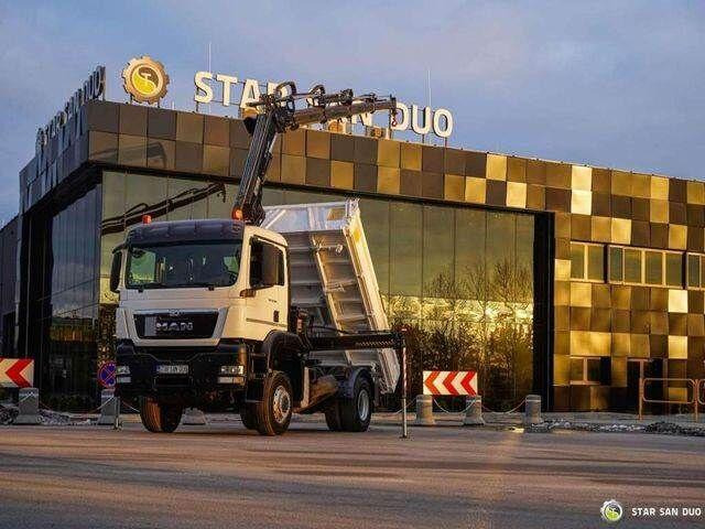 MAN TGS 18.360 4x4 HIAB 144 E-4 Crane Kipper - قلابات, شاحنة كرين: صور 1 MAN TGS 18.360 4x4 HIAB 144 E-4 Crane Kipper - قلابات, شاحنة كرين: صور 1