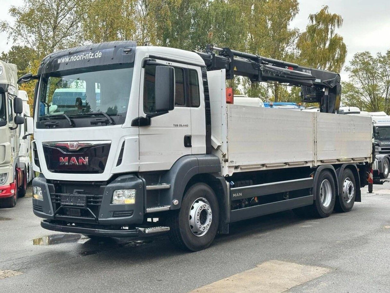 MAN TGS 26.440 6x2 Flatbed + Crane Hiab 177 K - شاحنات مسطحة, شاحنة كرين: صور 2 MAN TGS 26.440 6x2 Flatbed + Crane Hiab 177 K - شاحنات مسطحة, شاحنة كرين: صور 2