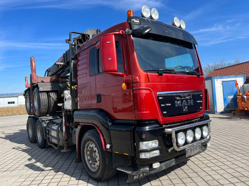 MAN TGS 26.540 6x4 Darus nyergesvontató + rönkszállító pótkocsi Logl - شاحنة جرار: صور 2 MAN TGS 26.540 6x4 Darus nyergesvontató + rönkszállító pótkocsi Logl - شاحنة جرار: صور 2
