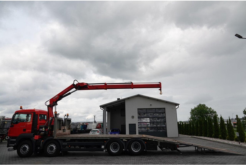 MAN TGS 35.360 / 8x2-4 / LAWETA + HDS HIAB 166 E-2 / OŚ PODNOSZONA / - سيارة السحب للتصليح: صور 3 MAN TGS 35.360 / 8x2-4 / LAWETA + HDS HIAB 166 E-2 / OŚ PODNOSZONA / - سيارة السحب للتصليح: صور 3