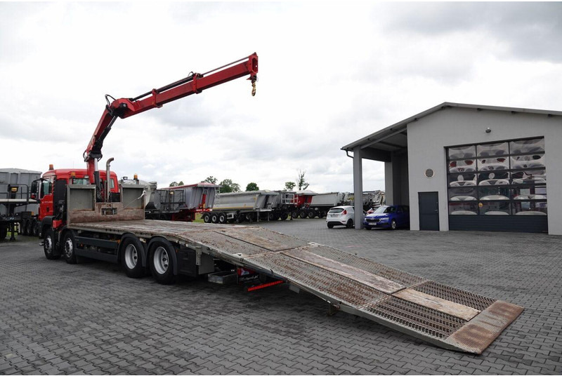 MAN TGS 35.360 / 8x2-4 / LAWETA + HDS HIAB 166 E-2 / OŚ PODNOSZONA / - سيارة السحب للتصليح: صور 4 MAN TGS 35.360 / 8x2-4 / LAWETA + HDS HIAB 166 E-2 / OŚ PODNOSZONA / - سيارة السحب للتصليح: صور 4