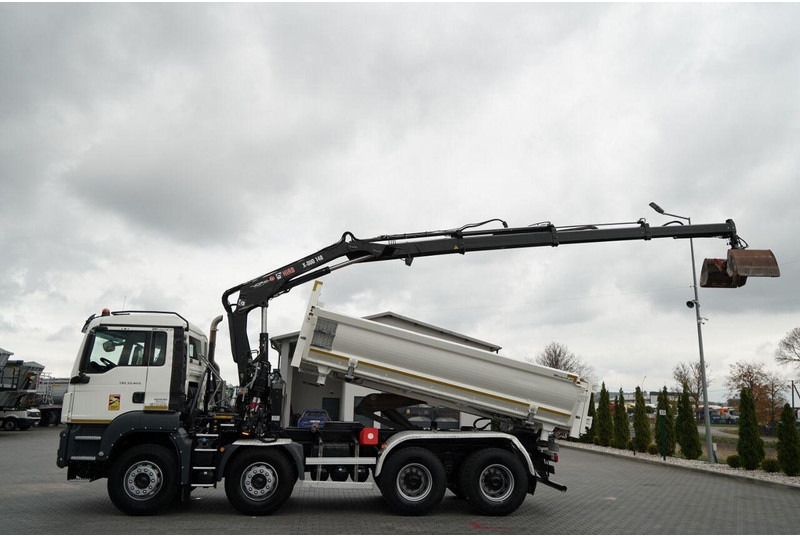 MAN TGS 35.420 / 8x4 / WYWROTKA 2 STRONNA / HYDROBURTA / BORDMATIC - قلابات, شاحنة كرين: صور 2 MAN TGS 35.420 / 8x4 / WYWROTKA 2 STRONNA / HYDROBURTA / BORDMATIC - قلابات, شاحنة كرين: صور 2